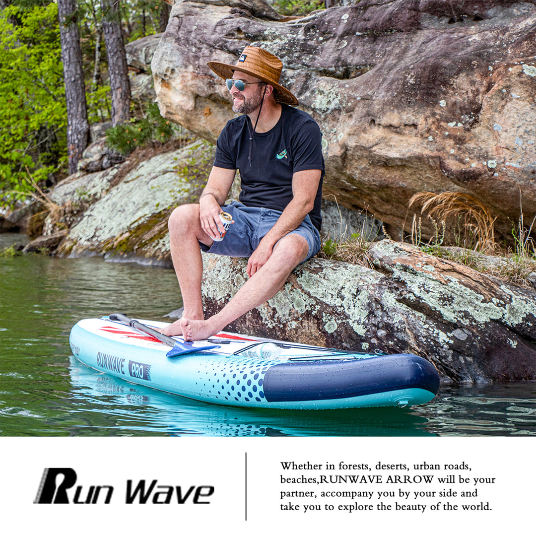 Run Wave Inflatable Stand Up Paddle Board 11'×33''×6'' | Youth Adults Beginner | ARROW