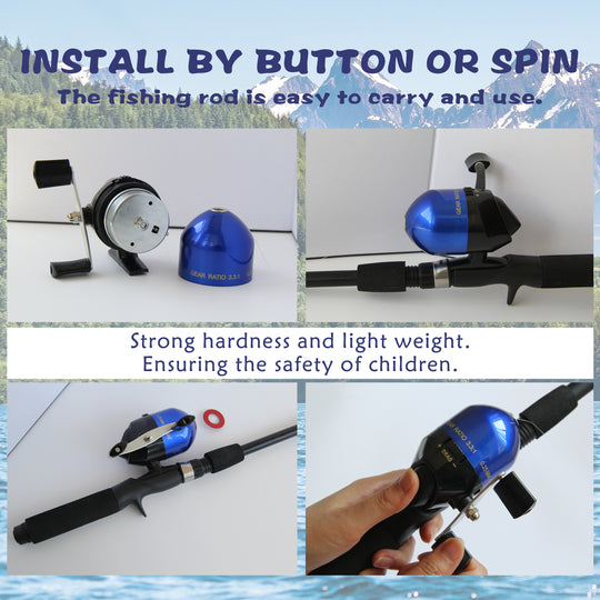 Kids Fishing Pole | With Net,Travel Bag,Rod | for Boys and Girls, Youth or Beginners | www.runwave.cn