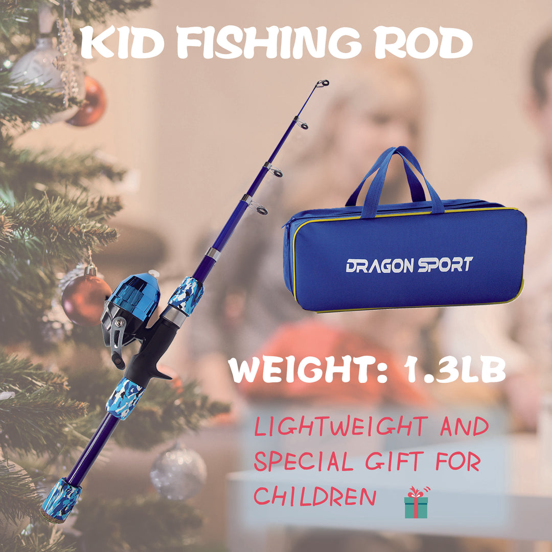 Kids Fishing Pole | With Net,Travel Bag,Rod | for Boys and Girls, Youth or Beginners | www.runwave.cn